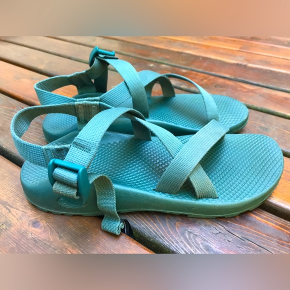 Chaco Shoes - Chaco Z1 Classic Green Women's 10 Men’s 8.5 Sandal Sea Pine